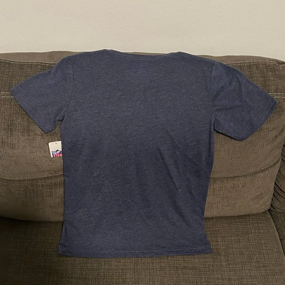 NFL Team Apparel Denver Broncos Football Gray T-Shirt Youth Sz L ( 14 / 16 ) - Picture 3 of 3